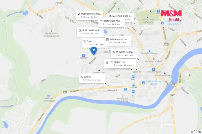 Prodej bytu 4+1, Světlá nad Sázavou, Na Bradle, 70 m2