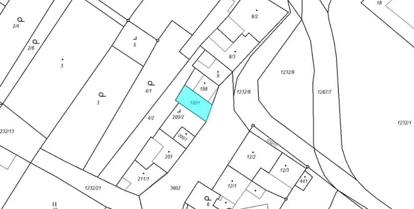 Dražba pozemku, Dobromilice, 101 m2