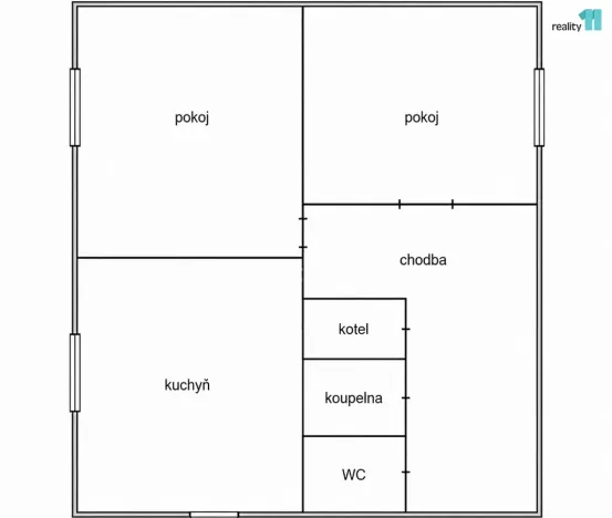Pronájem bytu 2+kk, Praha - Háje, K Milíčovu, 47 m2
