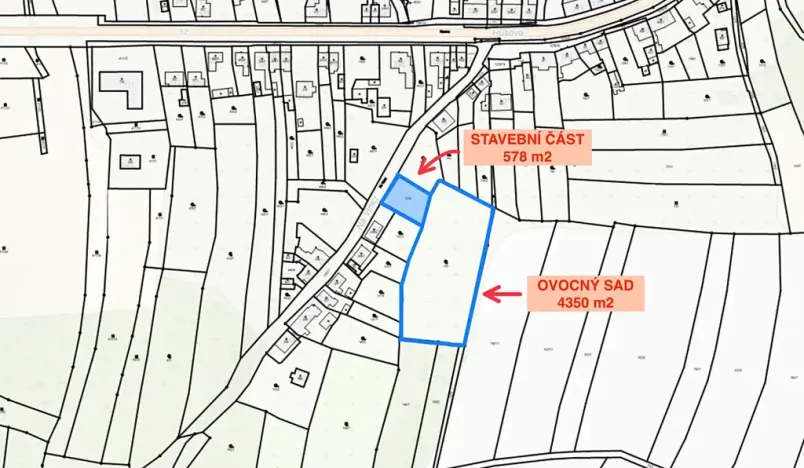 Prodej pozemku pro bydlení, Kopidlno, Na Vinici, 4928 m2