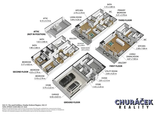 Prodej apartmánu, Pec pod Sněžkou, 303 m2