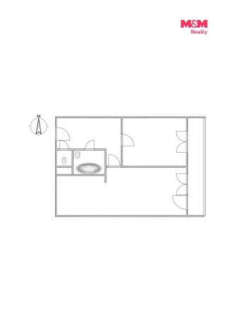 Prodej bytu 2+kk, Praha - Braník, Nad lesním divadlem, 44 m2