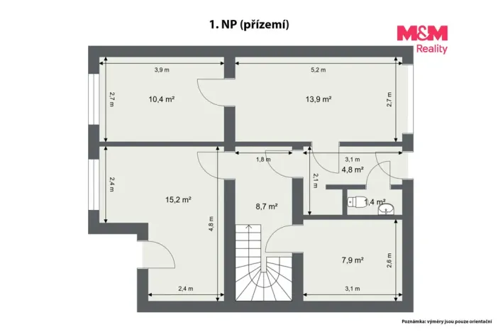 Prodej rodinného domu, Horní Slavkov, Kounice, 94 m2