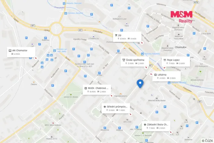 Pronájem kanceláře, Chomutov, Vršovců, 16 m2