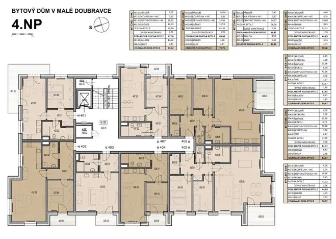 Prodej bytu 2+kk, Plzeň, V Malé Doubravce, 36 m2