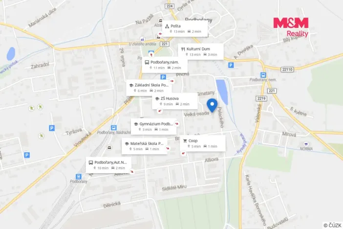 Prodej bytu 2+1, Podbořany, Palackého, 51 m2