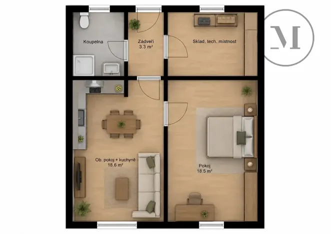 Prodej bytu 6+kk a větší, Třeboň, 162 m2