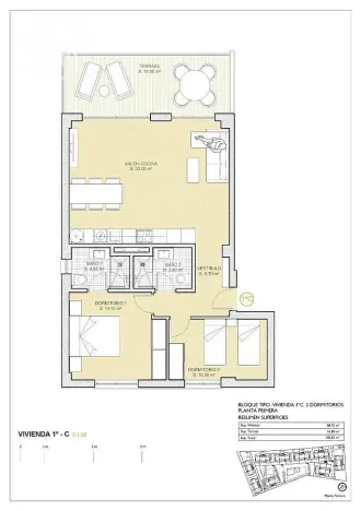 Prodej bytu 3+kk, Finestrat, Alicante, Španělsko, 88 m2