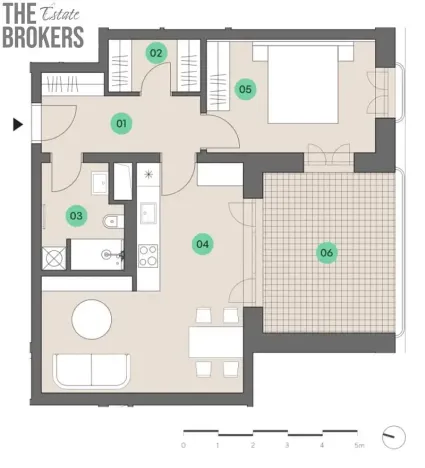 Prodej bytu 2+kk, Praha - Lochkov, U sladovny, 56 m2