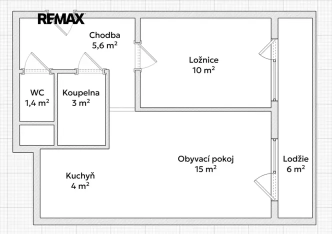 Prodej bytu 2+kk, Mělník, Sportovní, 39 m2