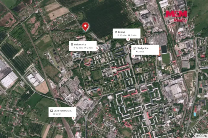 Prodej pozemku, Karviná - Staré Město, 618 m2