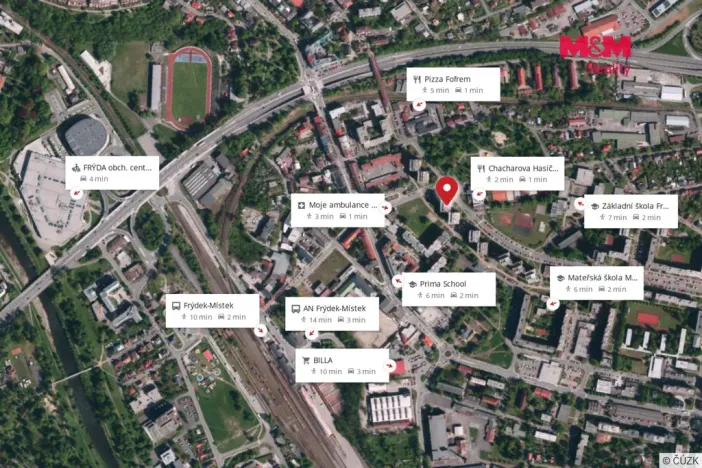 Prodej bytu 3+1, Frýdek-Místek - Frýdek, Novodvorská, 78 m2