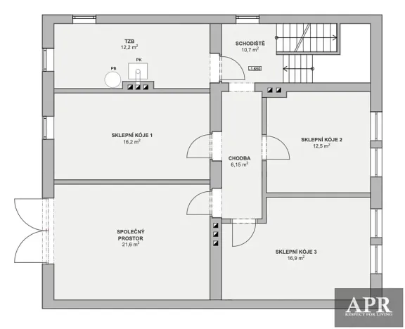 Prodej bytu 3+kk, Popovice, 85 m2