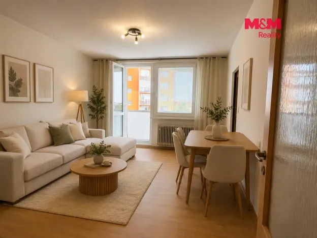 Pronájem bytu 2+kk, Uničov, Dukelská, 36 m2