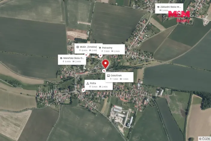 Prodej rodinného domu, Oskořínek, Slepá, 78 m2