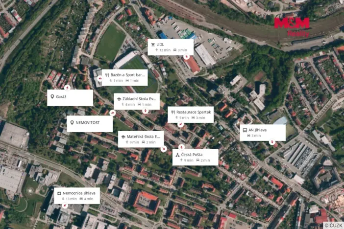 Prodej bytu 2+1, Jihlava, Evžena Rošického, 51 m2