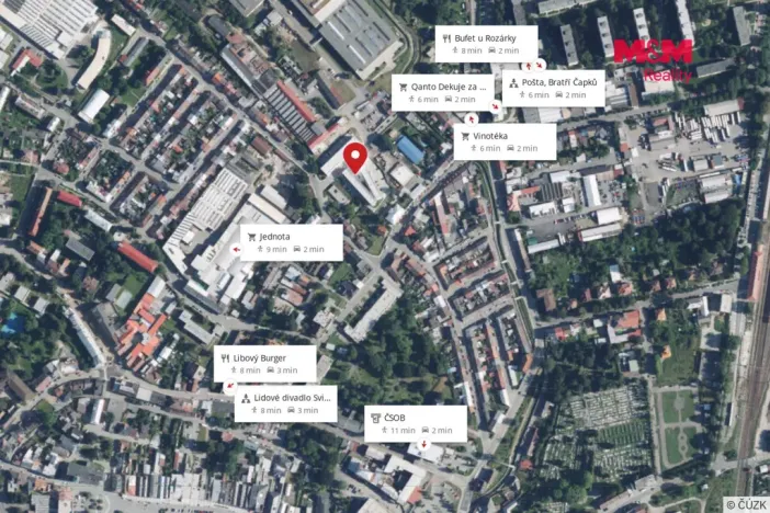 Pronájem bytu 2+kk, Svitavy - Předměstí, Říční, 49 m2