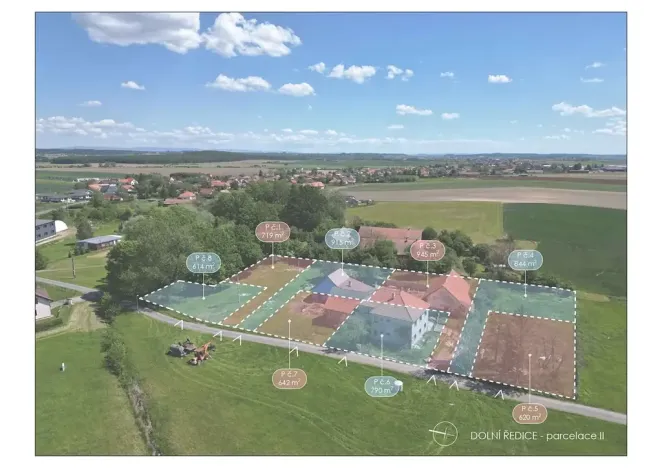 Prodej pozemku pro bydlení, Dolní Ředice, K Časům, 916 m2
