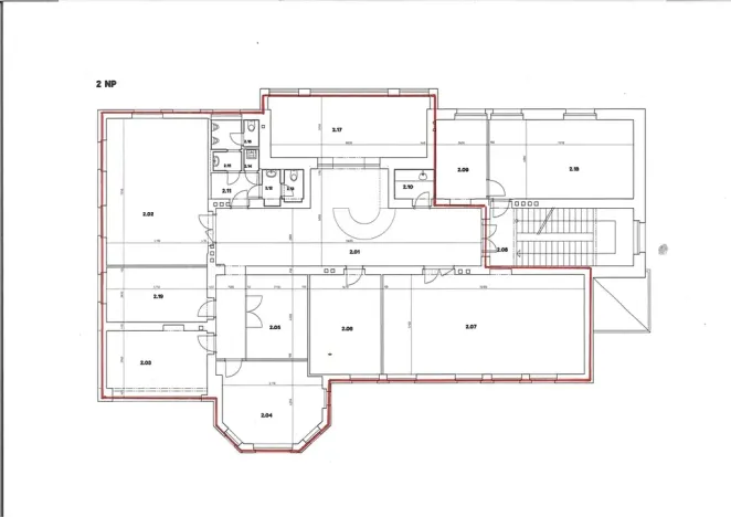 Pronájem kanceláře, Kladno, Huťská, 295 m2