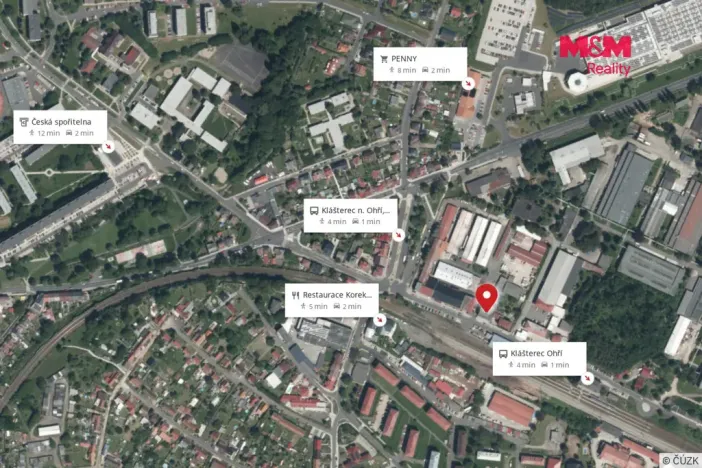 Pronájem obchodního prostoru, Klášterec nad Ohří - Miřetice u Klášterce nad Ohří, Nádražní, 100 m2