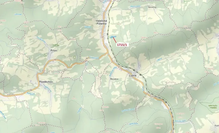 Dražba lesa, Valašská Polanka, 17552 m2