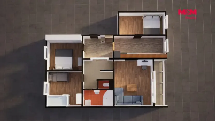 Prodej bytu 4+1, Teplice - Trnovany, Olbrachtova, 88 m2