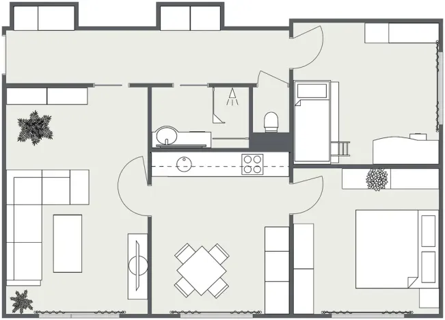 Pronájem bytu 3+1, Most, Jaroslava Vrchlického, 69 m2