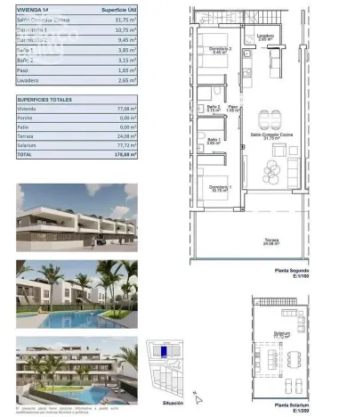 Prodej bytu 3+kk, Pilar de La Horadada, Alicante, Španělsko, 77 m2