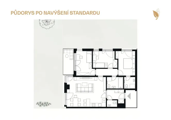 Prodej bytu 4+kk, Praha - Dolní Chabry, Libochovická, 101 m2