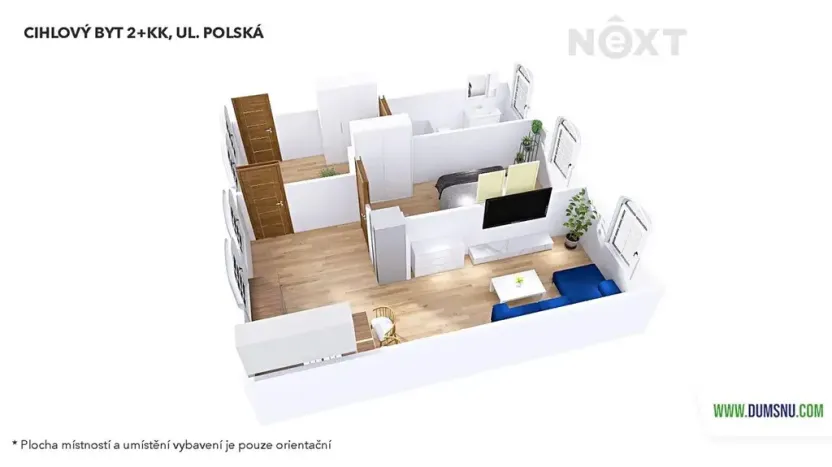 Prodej bytu 2+kk, Šumperk, Polská, 60 m2