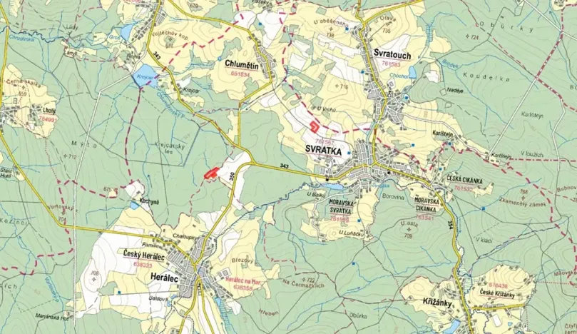 Prodej pole, Svratka, 31478 m2