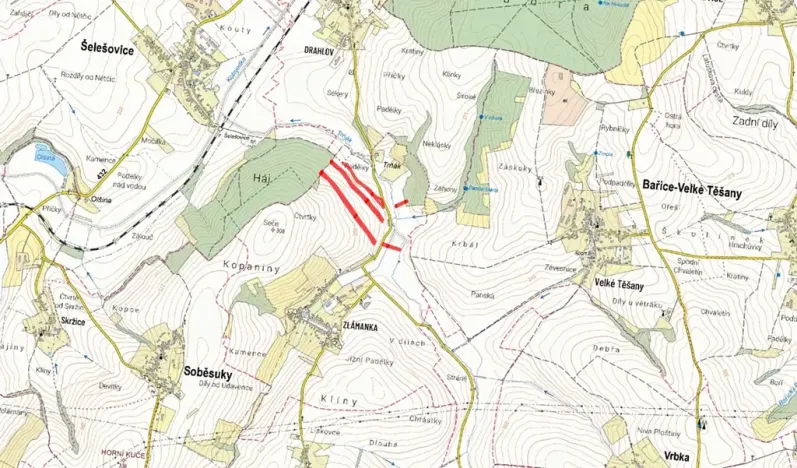 Prodej pole, Kroměříž, 9240 m2