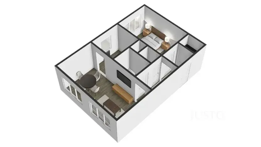 Prodej bytu 2+1, Praha - Kobylisy, Šimůnkova, 46 m2