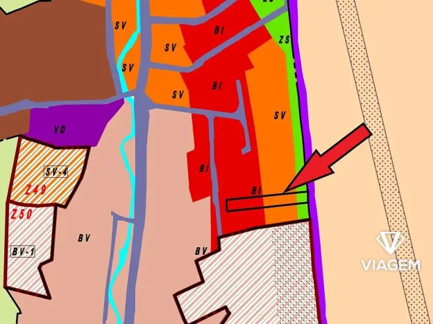 Prodej zahrady, Červená Voda, 548 m2