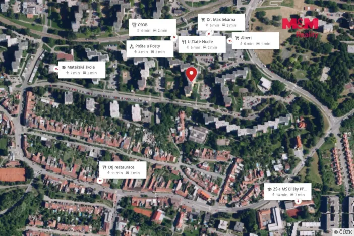 Prodej bytu 3+1, Brno - Starý Lískovec, U pošty, 72 m2