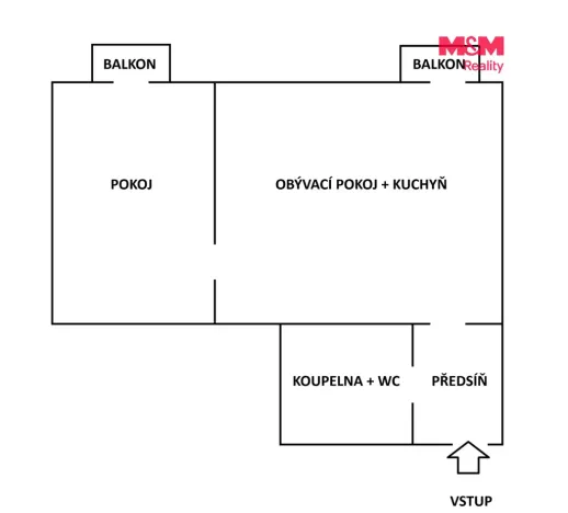 Pronájem bytu 2+kk, Ostrava - Poruba, Havlíčkovo náměstí, 55 m2