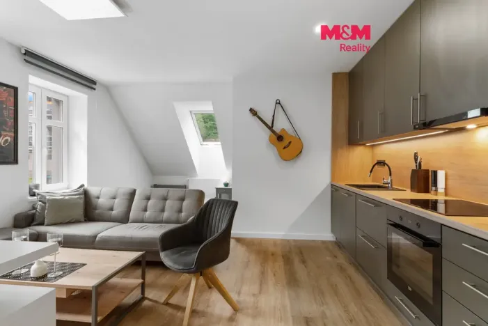 Pronájem bytu 1+kk, Liberec - Liberec XIV-Ruprechtice, Ruprechtická, 40 m2