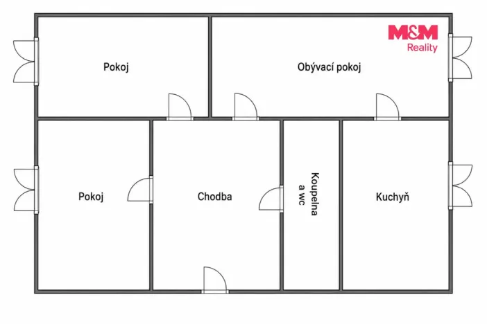 Pronájem bytu 3+1, Most, Javorová, 66 m2