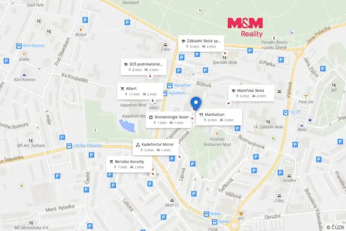 Pronájem bytu 3+1, Most, Javorová, 66 m2