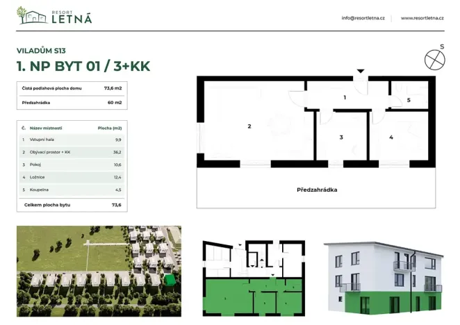 Prodej bytu 3+kk, Karlovy Vary, Horní, 74 m2