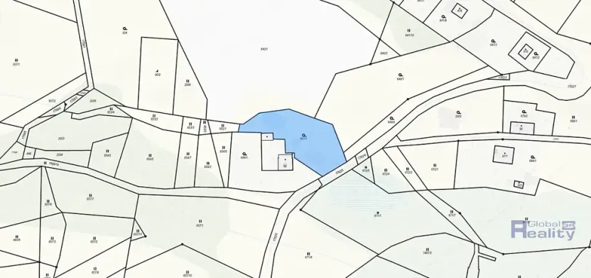 Dražba pozemku pro bydlení, Karlovice, 1618 m2