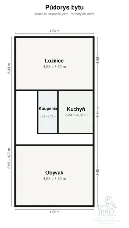 Pronájem bytu 2+1, Praha - Libeň, Konšelská, 52 m2
