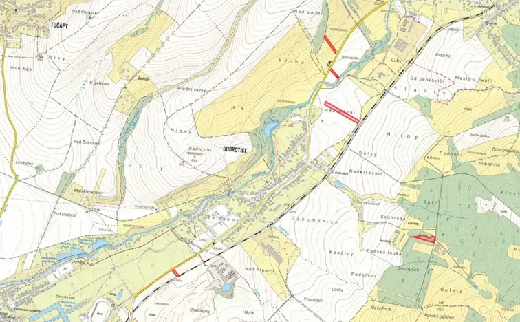 Prodej pole, Holešov, 11436 m2
