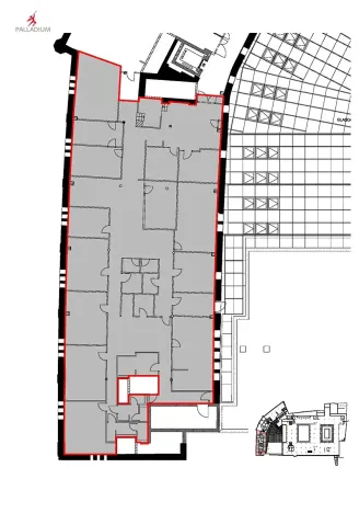 Pronájem kanceláře, Praha - Nové Město, náměstí Republiky, 769 m2