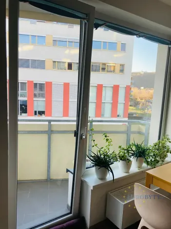 Pronájem bytu 1+kk, Praha - Modřany, Mezi vodami, 37 m2