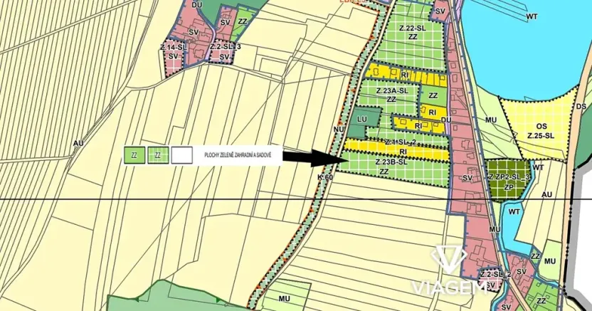 Prodej podílu zahrady, Opava, 2376 m2