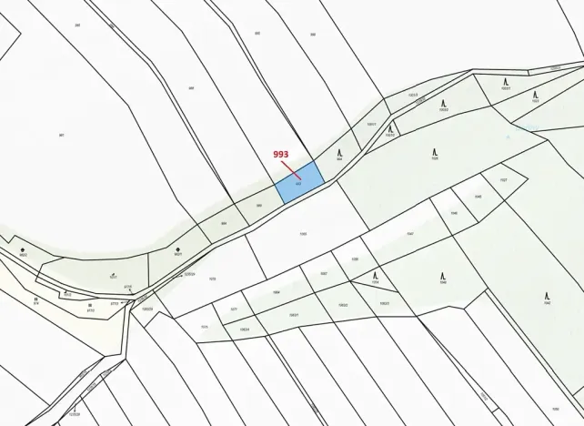 Dražba pozemku, Březí nad Oslavou, 432 m2