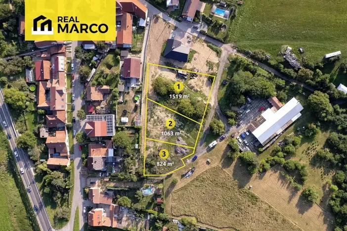 Prodej pozemku pro bydlení, Kuřim, 1519 m2