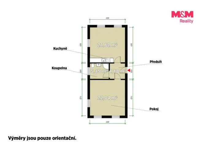 Pronájem bytu 2+kk, Sušice - Sušice II, V Drahelinkách, 53 m2
