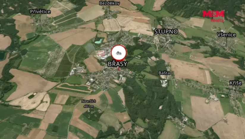Prodej pozemku pro bydlení, Břasy, 472 m2